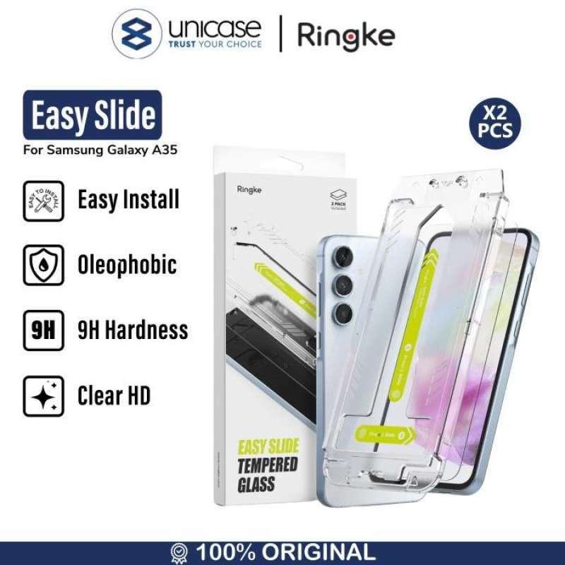 Tempered Glass Samsung Galaxy A35 Ringke Easy Slide Clear Full Cover