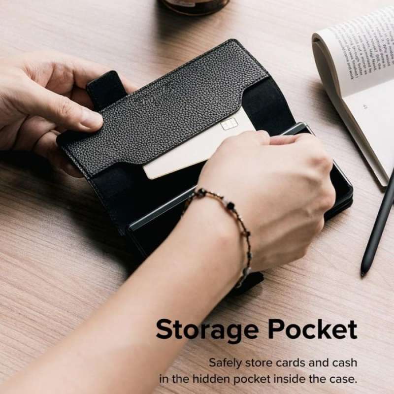 Case Galaxy Z Fold 4 Ringke Folio Flip Signature EZ Strap Plus Leather