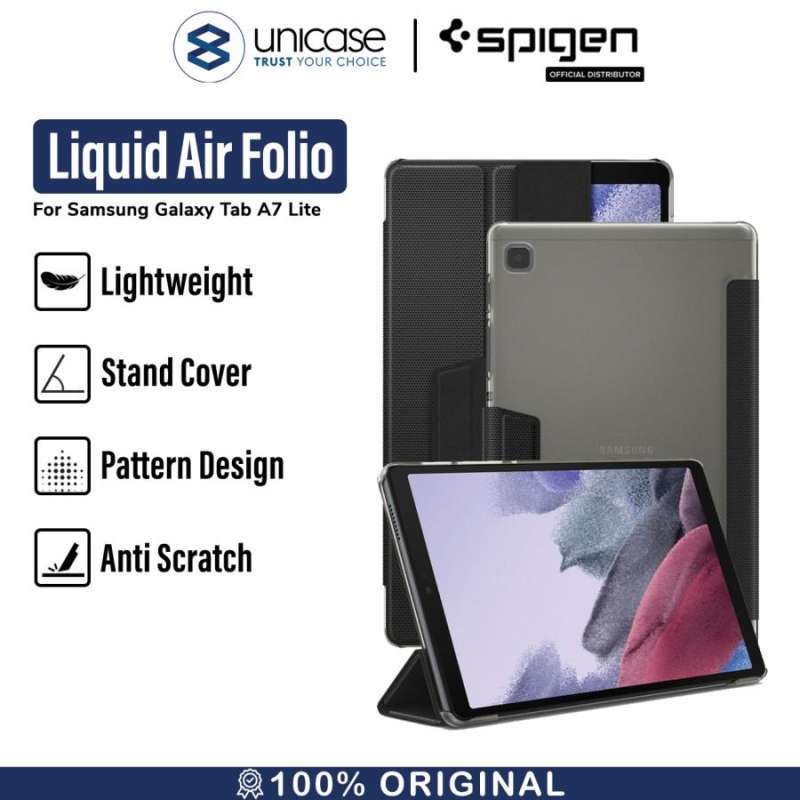 Case Samsung Galaxy Tab A7 Lite Spigen Liquid Air Folio Flip Cover