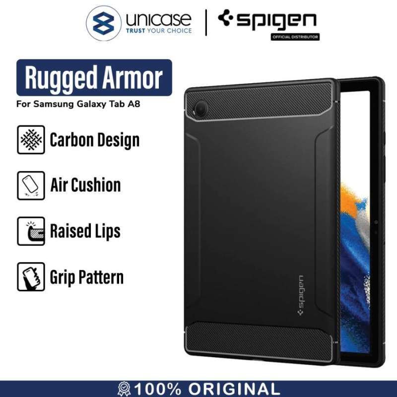 Case Samsung Galaxy Tab A8 10.5 2021 Spigen Rugged Armor Soft Casing