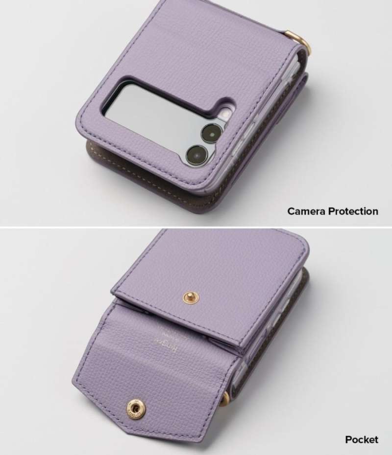 Case Samsung Galaxy Z Flip 3 Ringke Folio Signature Card Slot Leather