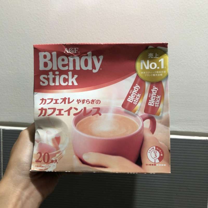 Jual Agf Blendy Stick Cafe Au Lait Instant Coffee Less Caffeine