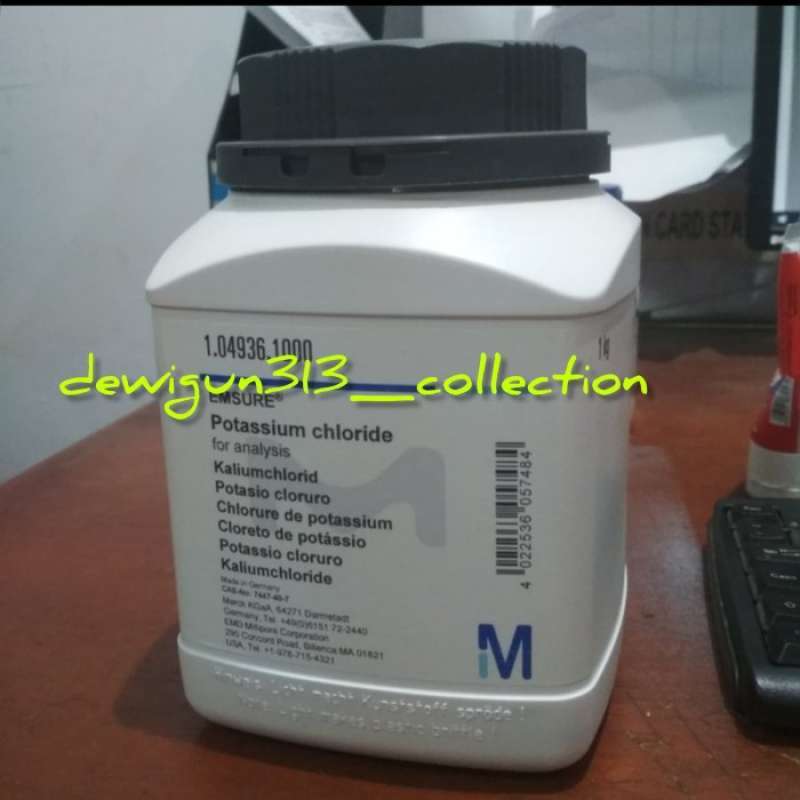 Promo Potassium Chloride / Kcl For Analysis Merck 1.04936.1000 Diskon