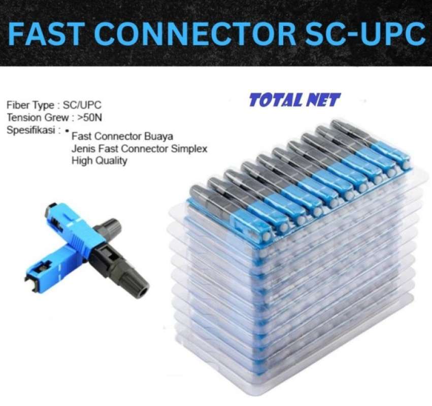 Jual Fast Connector Sc Upc Fiber Optic Ftth Fo Fc Fiber Optik Model ...