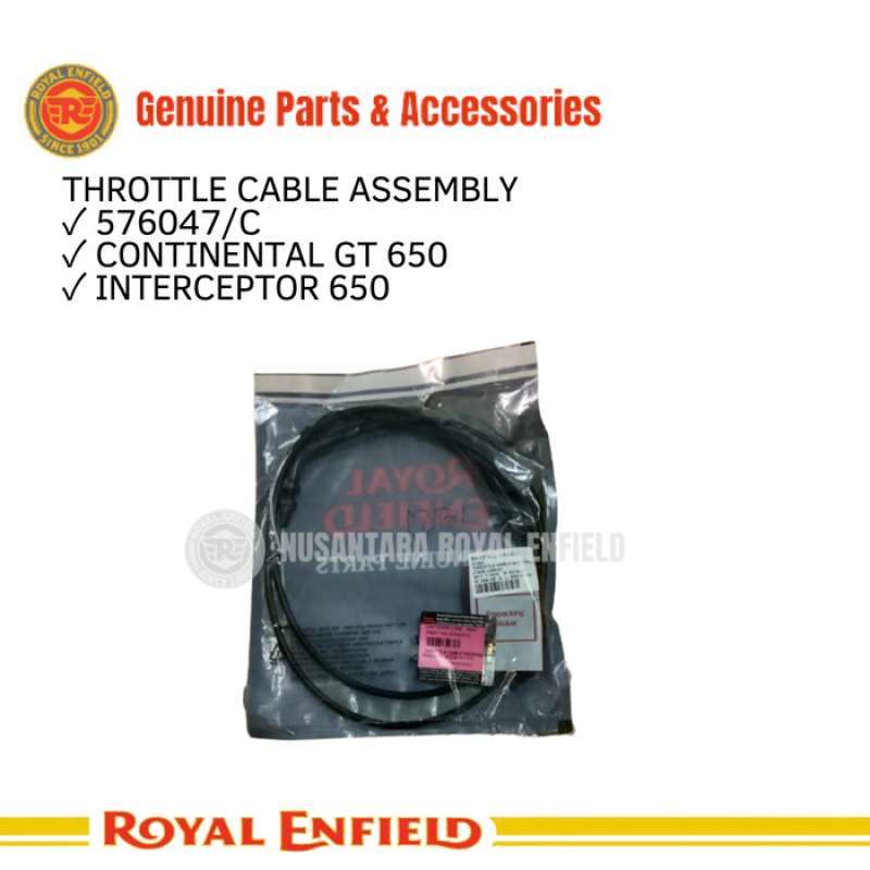 Promo Original Spare Parts Royal Enfield Throttle Cable Assy