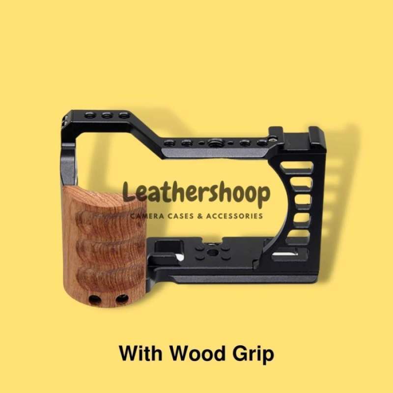 Jual Cage Rig Wood Sony A7c Bracket Plate Stabilizer Vloging Tanpa