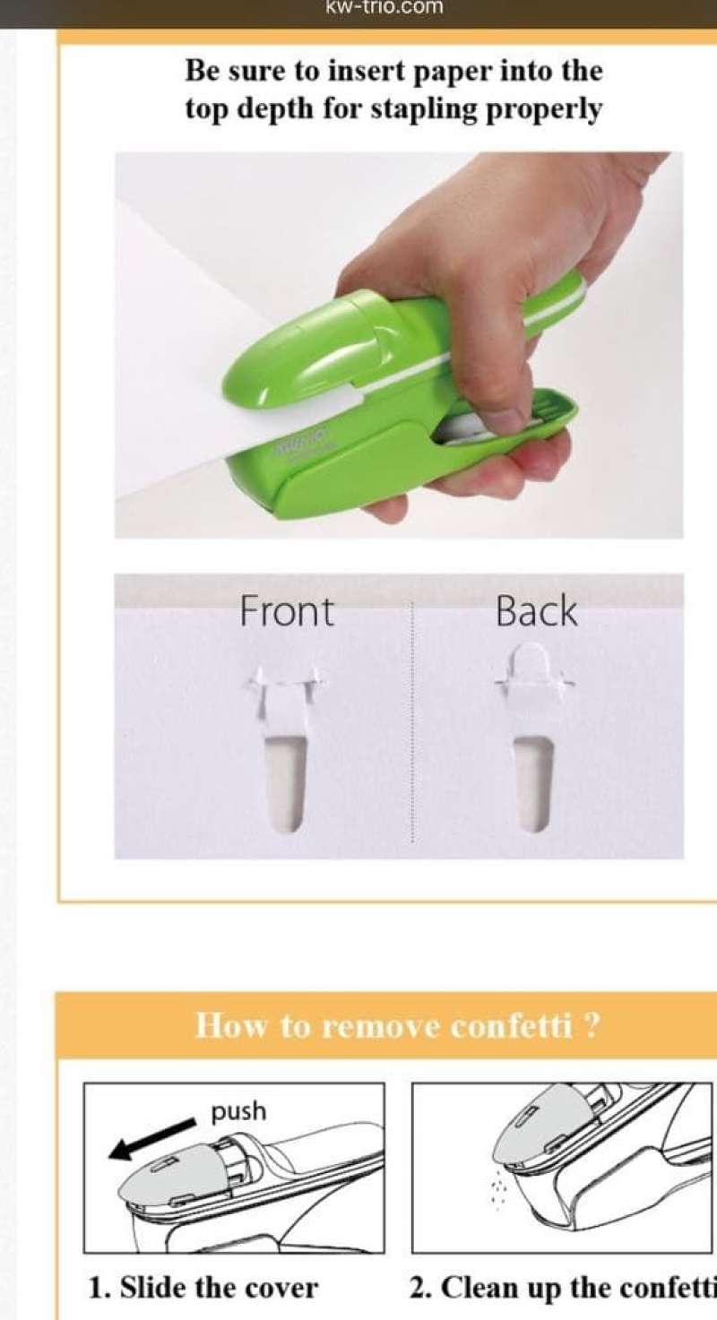 Jual Magic Stapler Kw-trio 5299 / Stapless / Stapler Unik Tanpa Isi Di ...