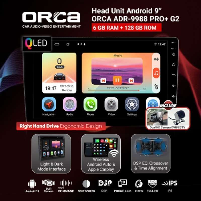 Orca Booth Android Jual Headunit Android 10 Inch Orca Adr-9988 Pro+ G2 Gen 2 Dsp Dual Dvr ...