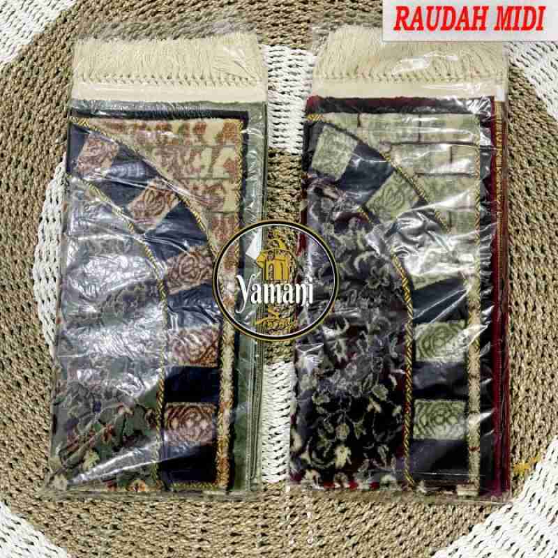 Yamani Rashosh Promo New Sajadah Yamani Raudhah Edition Ukuran Medium - Merah Diskon 2 ...