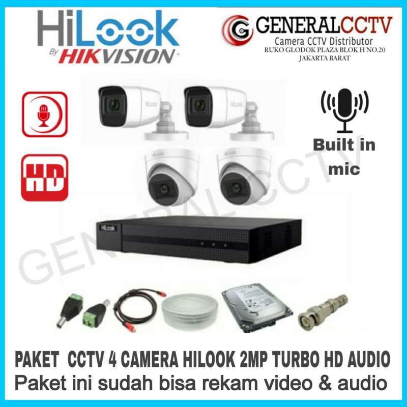 Hd1080p Camera Hilook Turbo Hd Surveillance Kit Hikvision Hilook