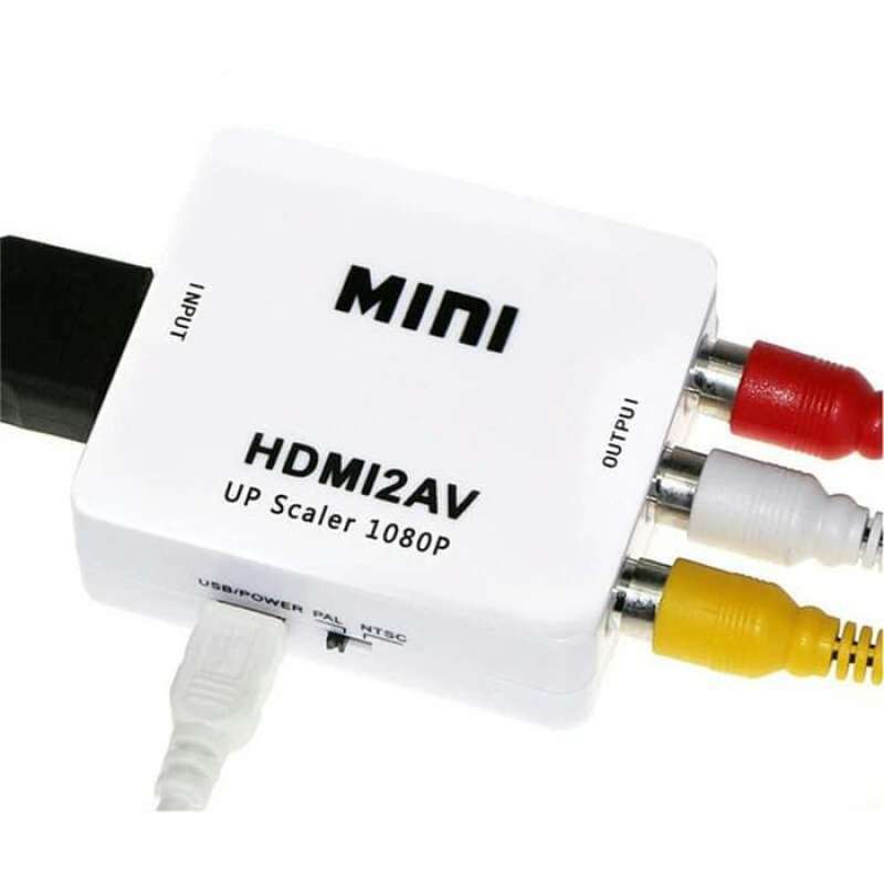 Converter Hdmi to AV Rca atau HDMI TO VGA Adapter