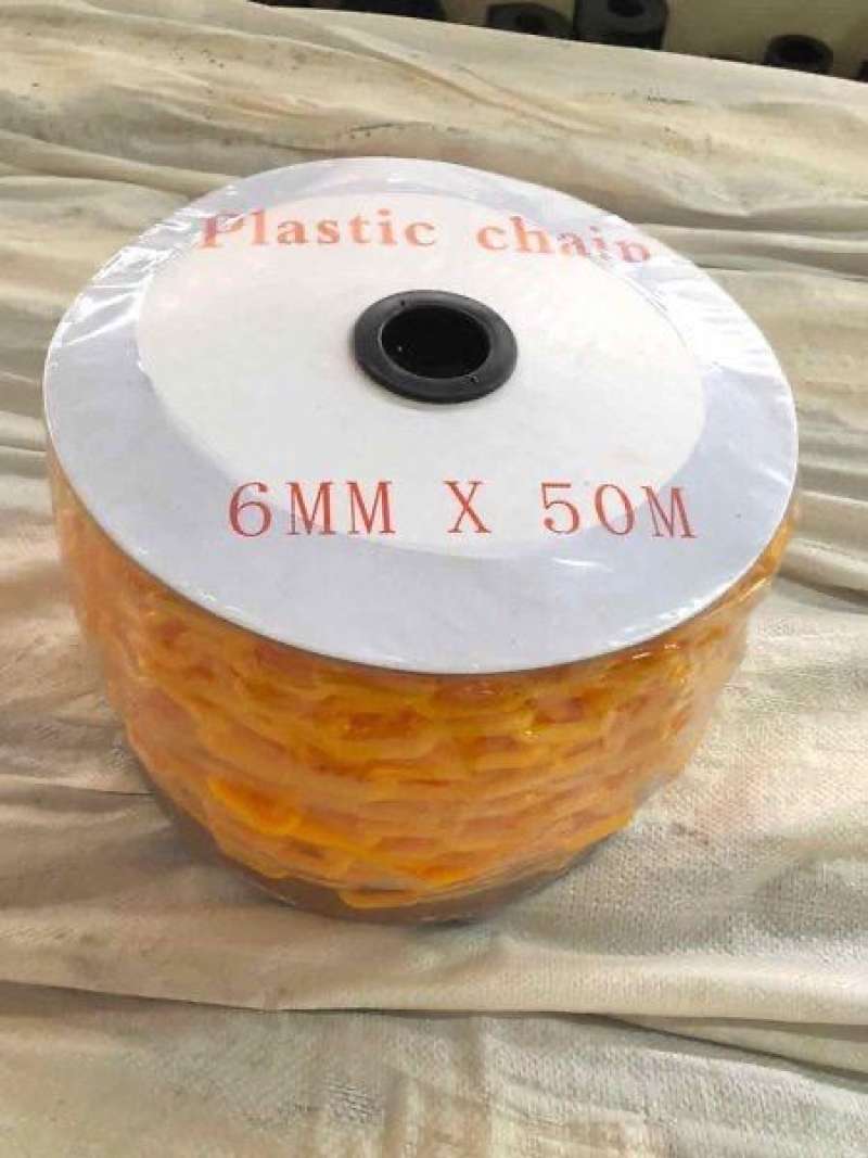 Jual Plastic Chain / Rantai Plastik Pvc 6mm X 50 Meter Di Seller Yama ...