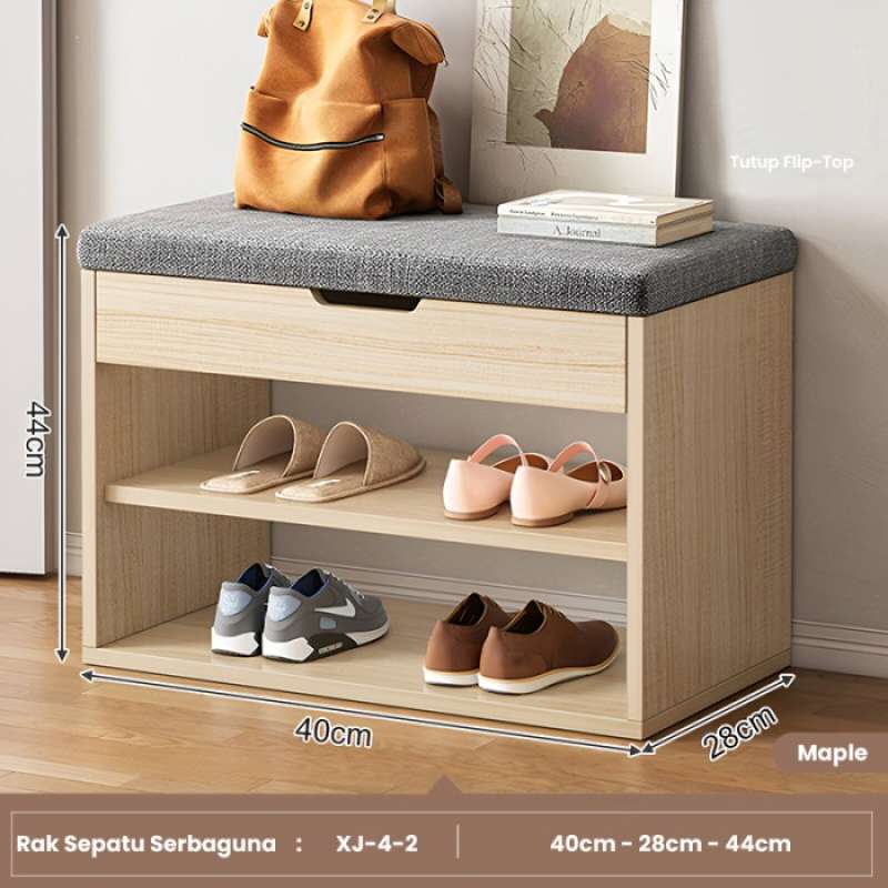Promo Rak Penyimpanan Sepatu Middle Shoe Rack Bench Minimalis Aesthetic ...