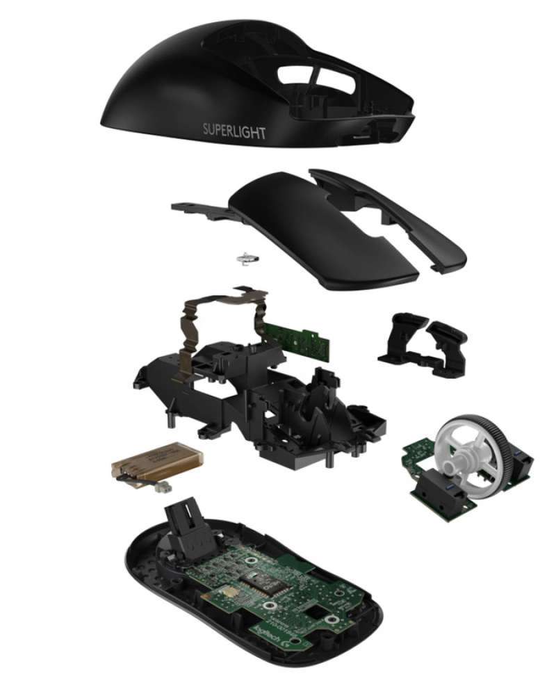 Jual Part Logitech G Pro X Superlight Receiver Shell Side Button ...