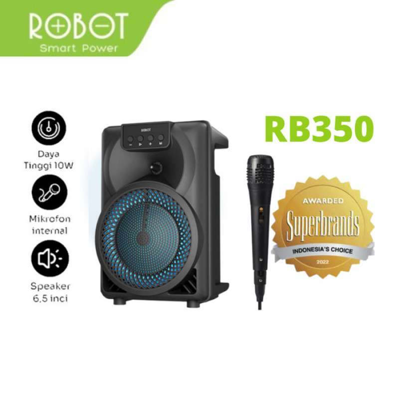 Robot Rb350 Promo Robot Rb350 Bluetooth Speaker Karaoke With Microphone 5.1 Diskon ...