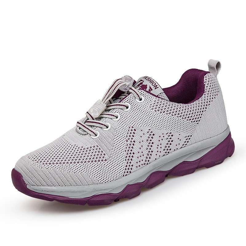 MIVASO Sepatu Sneakers Wanita Santai Luar Bernapas Non-Slip Sport Shoes