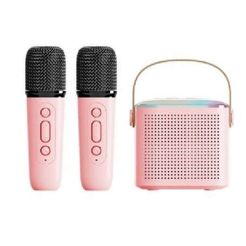 Jual Speaker Bluetooth Mic Cipung, Karaoke Set Wireless Mini Portable ...