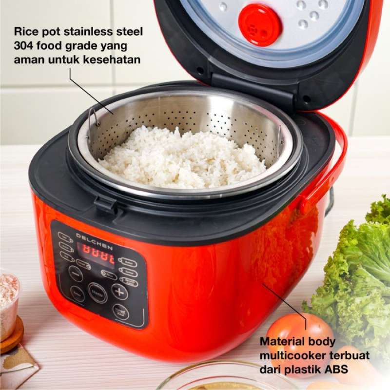 Promo Delchen Smart Low Carbo Multicooker Rice Cooker Low Watt Baru