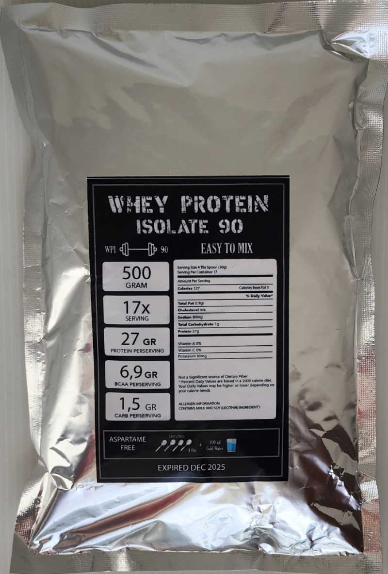 Promo Susu Protein Whey Protein Isolate Wpi 90 500 Gram Diskon 23 Di