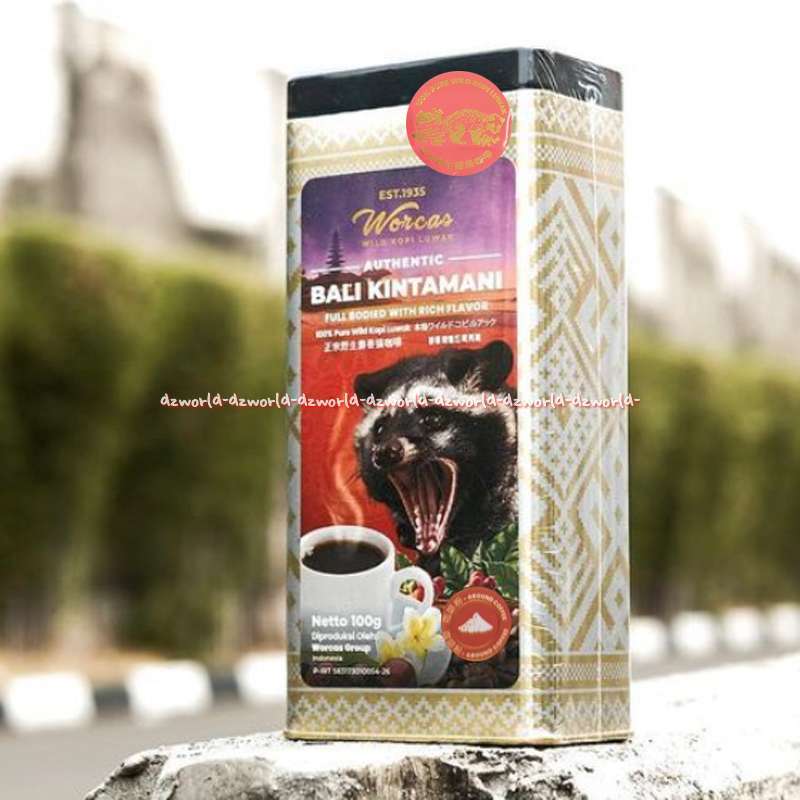 Worcas Bali King コーヒー 100g Worca's Wild Kopi Luwak Ground （粉