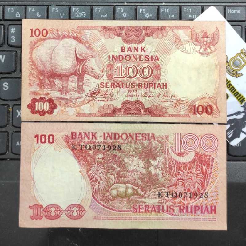 Promo Uang Kertas Kuno Indonesia 100 Rupiah Badak Tahun 1977 Diskon 23 Promo Uang Kertas Kuno Indonesia 100 Rupiah Badak Tahun 1977 Diskon 23