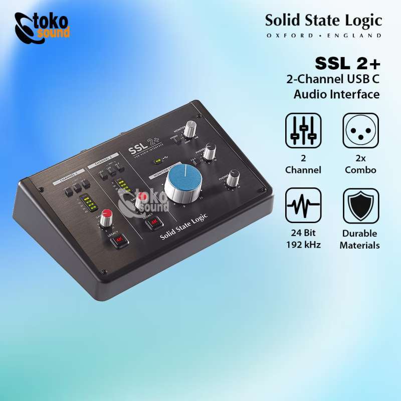 Jual Solid State Logic Ssl2+ Ssl 2 Plus - Professional Usb Audio ...