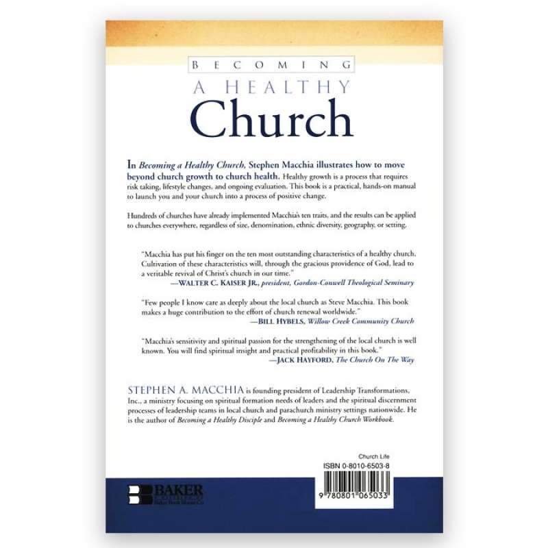 Promo Ori Becoming A Healthy Church: Ten Traits Of A Vital Ministry ...