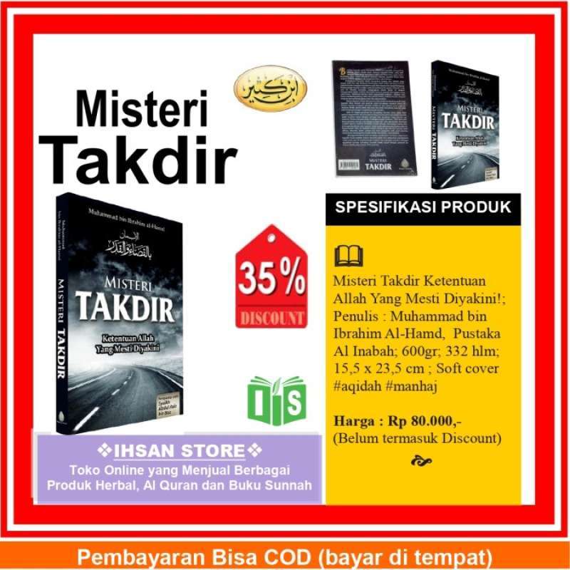 Promo Ori Buku Misteri Takdir Ketentuan Allah Pustaka Al Inabah Diskon ...