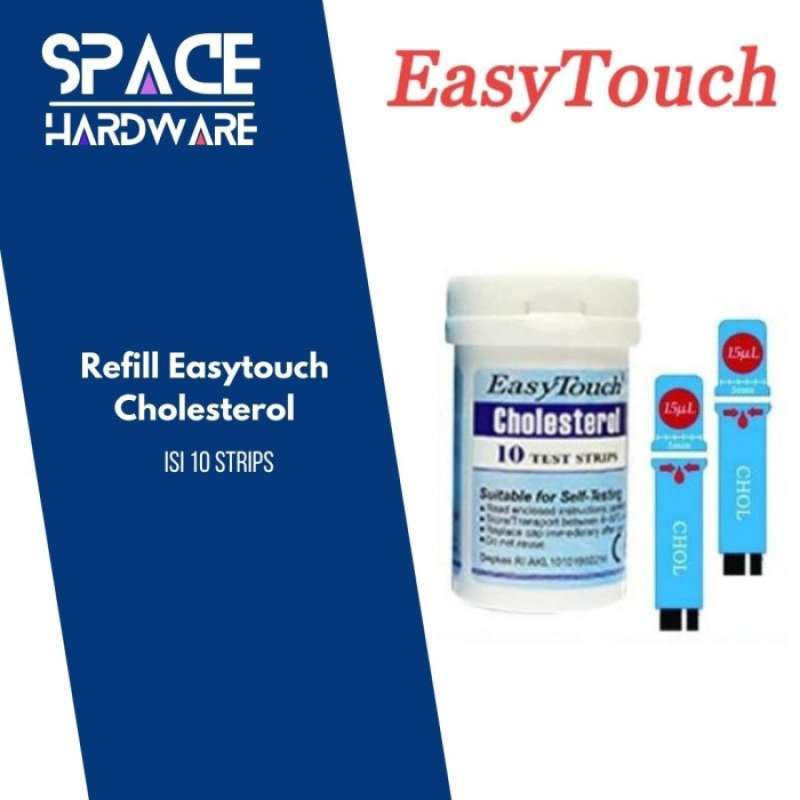 Promo Easy Touch Cholesterol / Easytouch Kolestrol 10 Test Strips ...