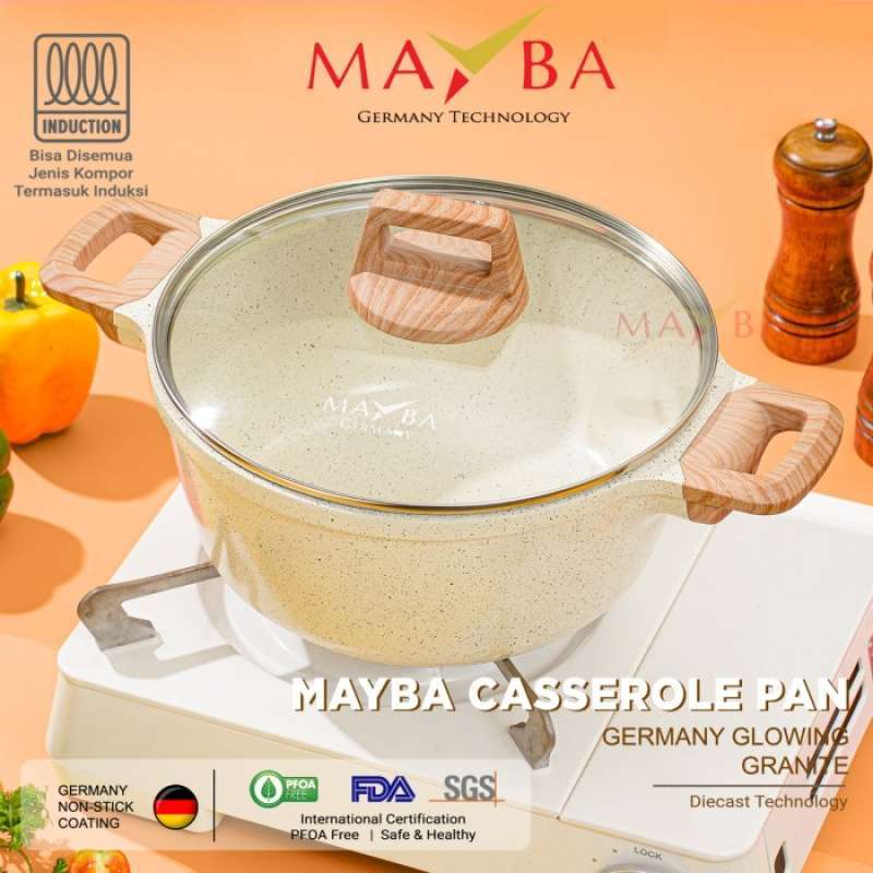 Promo Sale Mayba Casserole Germany Infinity 24cm Panci Stock Pot