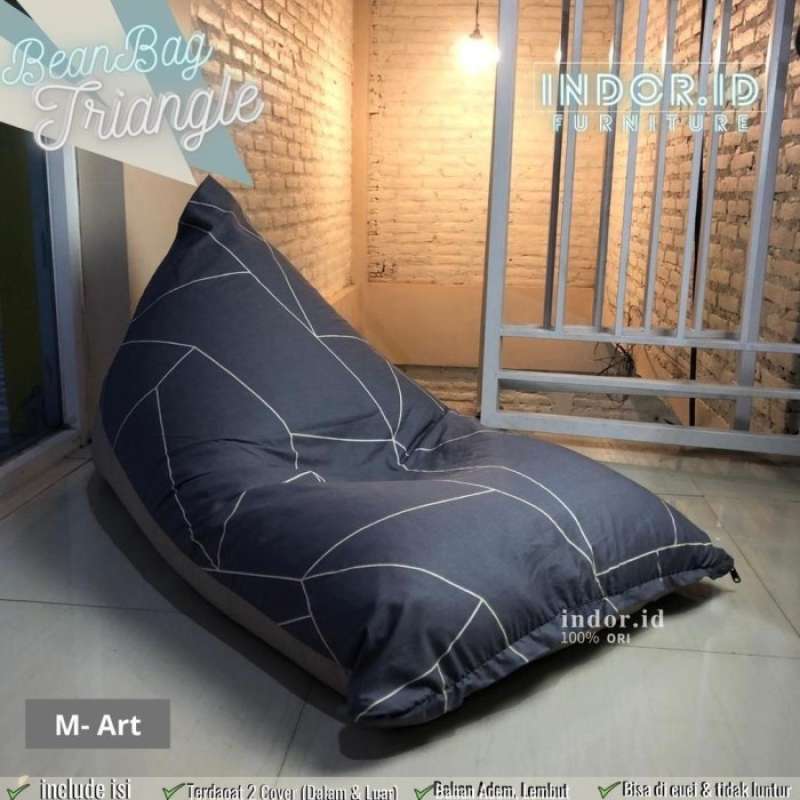 Jual Bean Bag Triangle Medium Plus Isi Bahan Katun Bean Bag Murah Bean M Gio Di Seller Winter Cengkareng Timur Kota Jakarta Barat Blibli