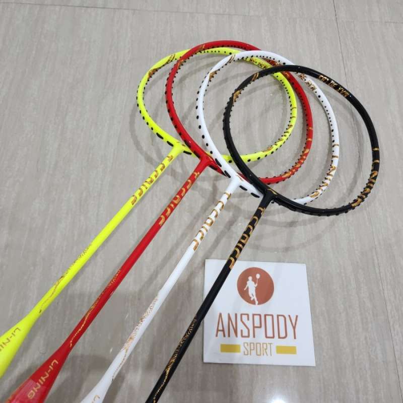 Mecan Racket Badmintion Promo Raket Badminton Lining T Series Macan Full Carbon Max 38lbs ...