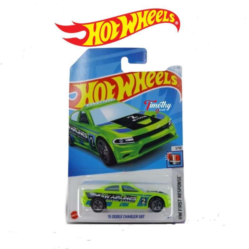 Hot Wheels '15 Dodge Charger SRT Die-Cast Car - 1:64 Scale, 2021 Holiday Hot Rods Series - View #9