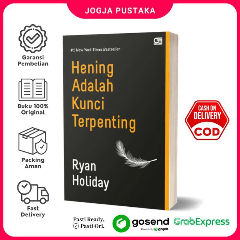 Promo Ori Buku Hening Adalah Kunci Terpenting Ryan Holiday Diskon 26