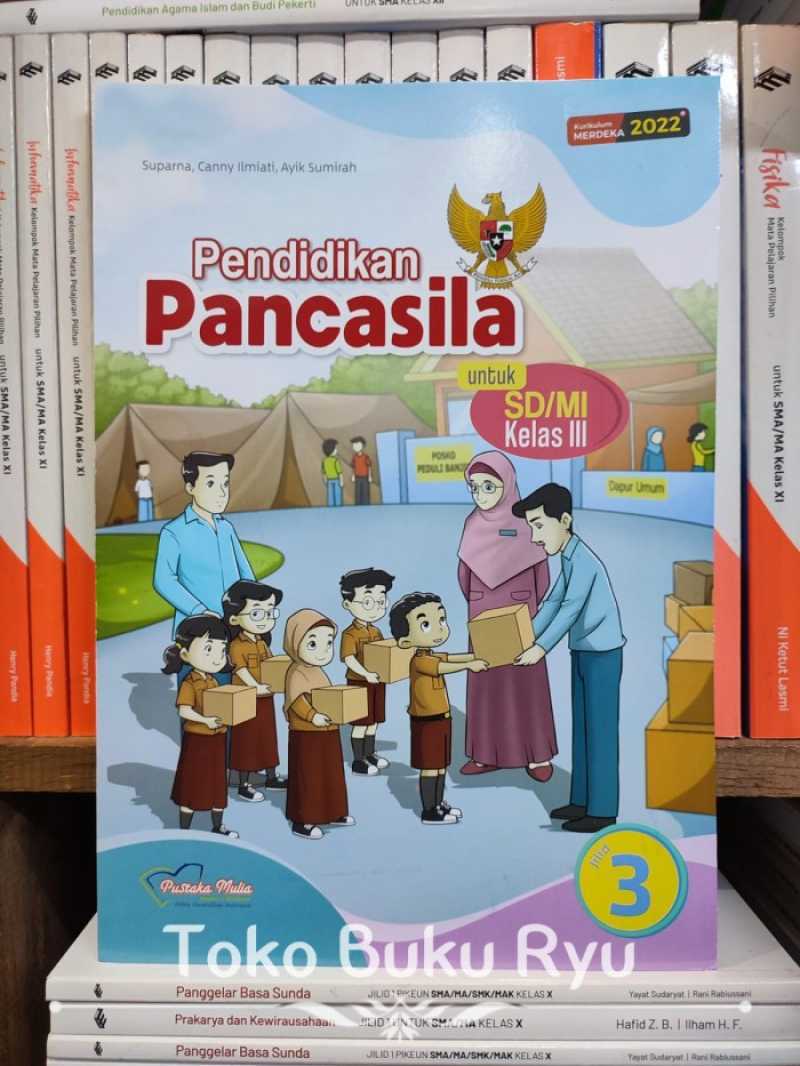 Promo Ori Buku Pendidikan Pancasila Kelas 3 Sd Kurikulum Merdeka ...