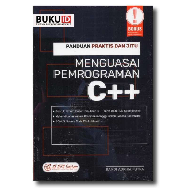 Promo Buku Panduan Praktis Dan Jitu Menguasai Pemrograman C++ Diskon 26 ...