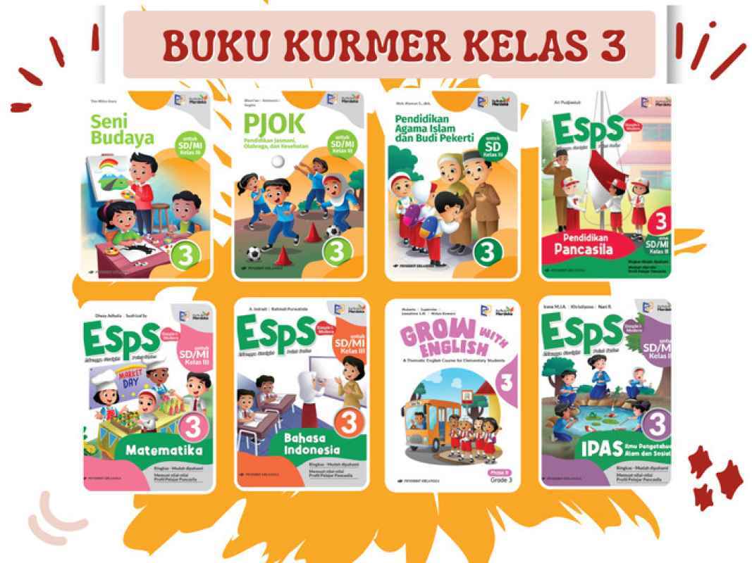 Jual Promo Buku Kurikulum Merdeka Erlangga Kelas 3 Jenjang Sd Mi Di