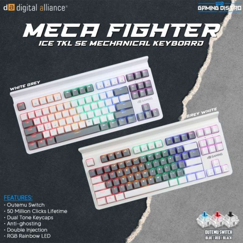 Promo Meca Fighter Ice Special Edition Mechanical Keyboard Diskon 23