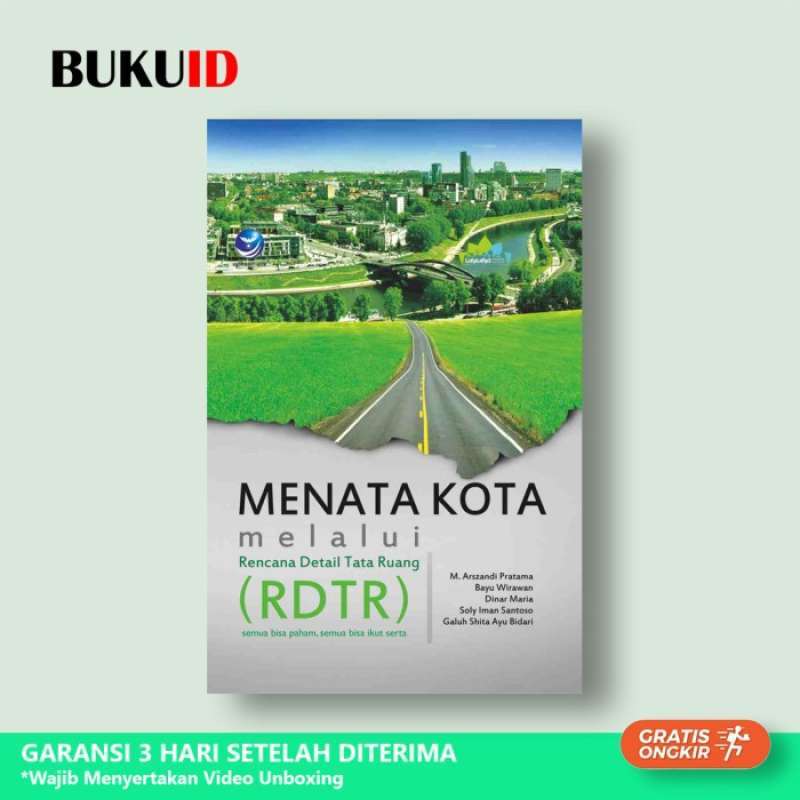 Poster Rdtr Jual Buku Menata Kota Melalui Rencana Detail Tata Ruang (rdtr) Di ...