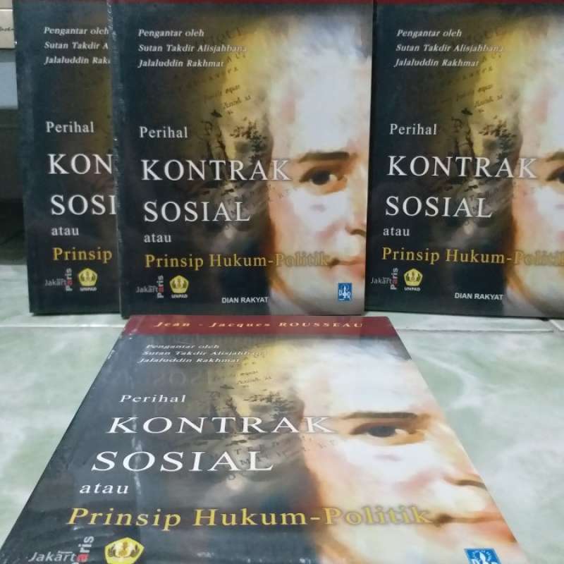 Jual Buku Langka - Jj Rousseau - Kontrak Sosial - Original Diskon Di ...
