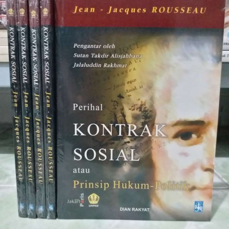 Jual Buku Langka - Jj Rousseau - Kontrak Sosial - Original Diskon Di ...