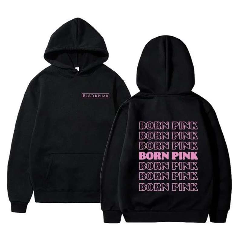 Jual Jaket Anak Kekinian Hoodie Born Pink Baju Blackpink Fashion Terkini Model Korean Style Atasan Lengan Panjang Pakaian Musim Dingin Hoodie Polos Jaket Hitam L Di Seller Tuku Kaos Store