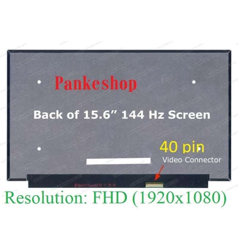 SCREENARAMA Schermo LCD 15.6 Pollici Per BOE NV156FHM-N4K V3.0/V3.1 - FHD 144Hz 40pin Matte IPS Con Kit Attrezzi