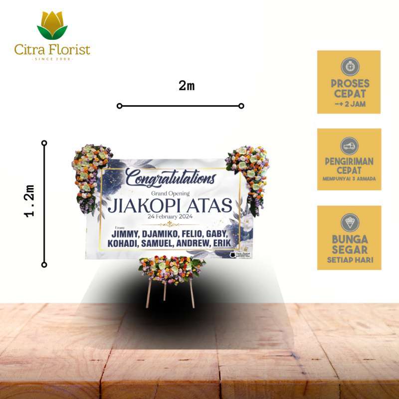 Jual Bunga Papan Ucapan Selamat Dan Sukses / Karangan Bunga Untuk