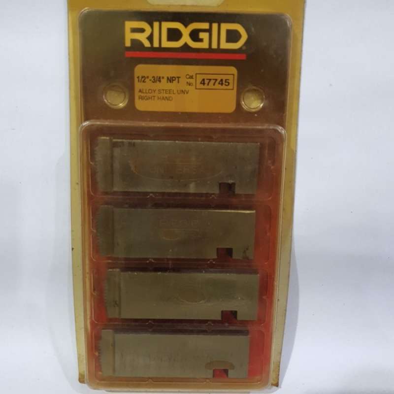 Promo Ridgid 47745 Npt 1/2 - 3/4 Dies Mata Snai Drat Diskon 23% Di ...