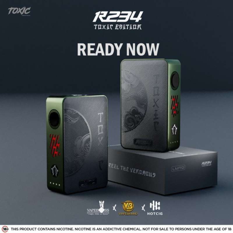 Promo Authentic Hotcig R234 X Mod Only Toxic Edition - Toxic Series ...