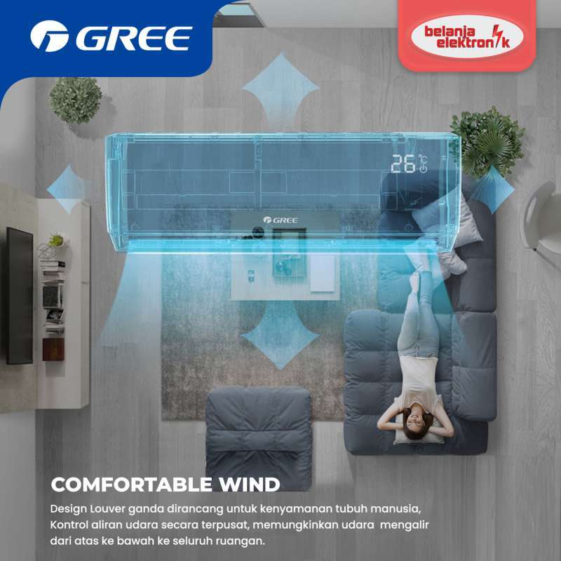 Jual Air Conditioner Gree Ac 3/4 Pk Standard Gwc-07moo5s Non Inverter ...