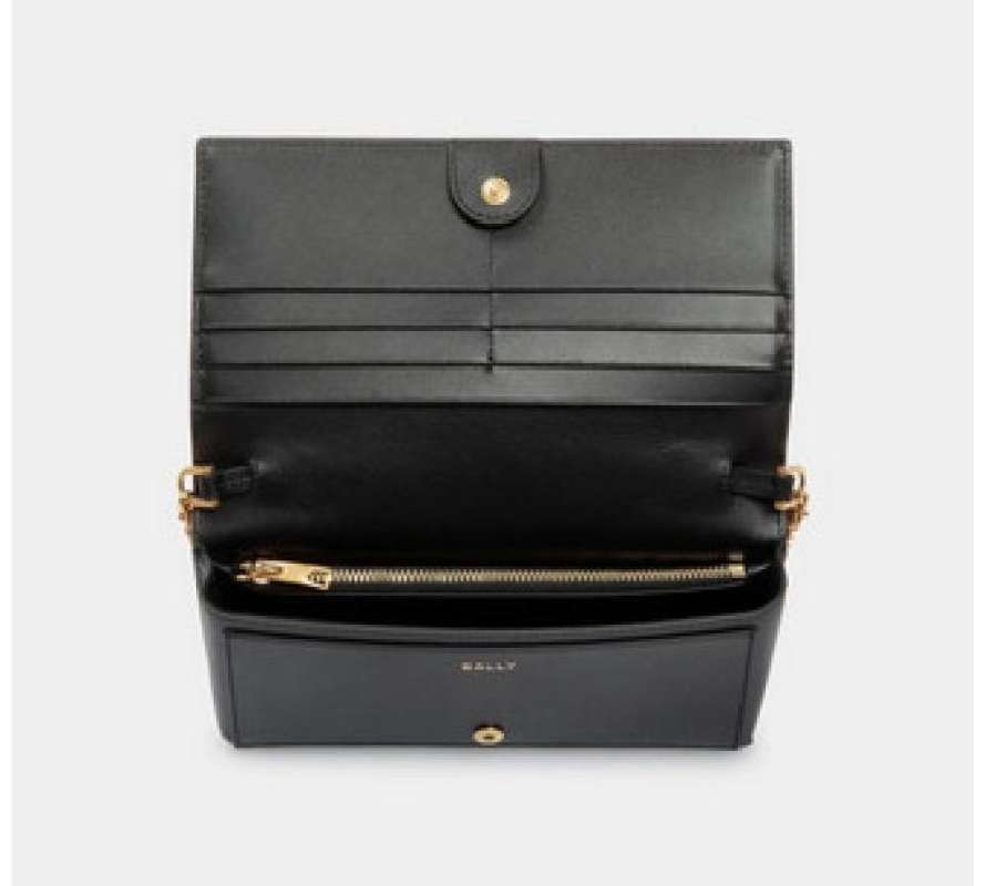 Jual Bally Code Oc Travel Wallet Dompet Wanita Black Di Seller