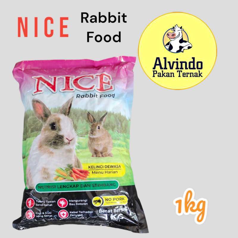 NICE RABBIT FOOD 1Kg makanan kelinci