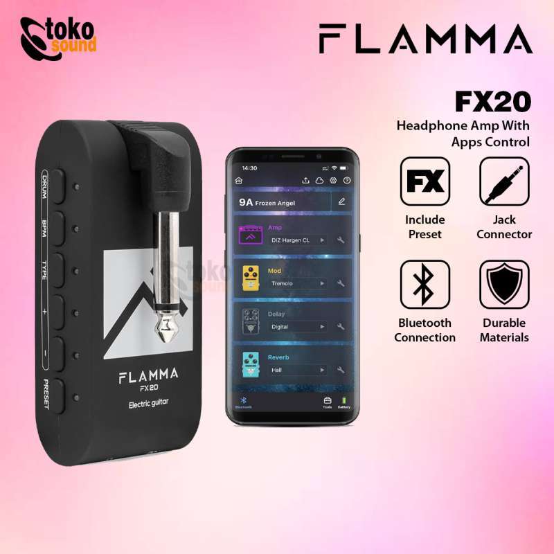 Flamma FX20 フランマ ヘッドホンアンプ エフェクター ドラムマシン